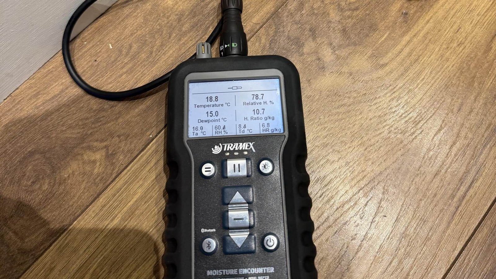 moisture encounter device Tramex measuring moisture